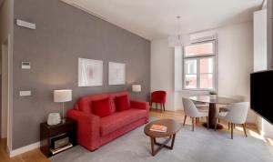 Ruang duduk di Grape Harbor Prata Apartments