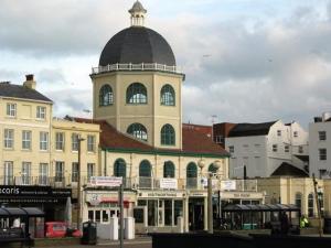 a large building with a dome on top of it at Seaview in Worthing