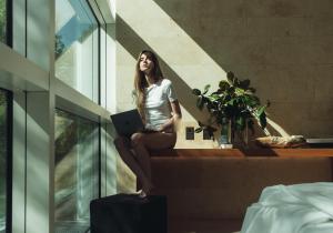 Voodi või voodid majutusasutuse C-Hotel & Spa toas