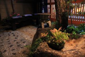 Zahrada ubytování Yamadaya Ryokan