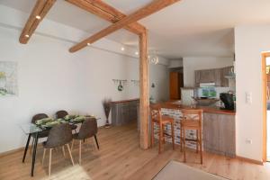 Kuchyň nebo kuchyňský kout v ubytování Ferienwohnung Fertsch