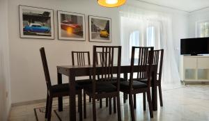 TV a/nebo společenská místnost v ubytování Apartamentos Alberca - Deniasol