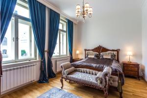 Posteľ alebo postele v izbe v ubytovaní Karlsbad Prestige