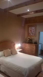 Postel nebo postele na pokoji v ubytování Apartamento casa con piscina privada