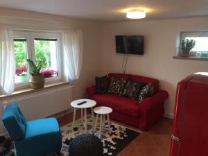 Posezení v ubytování Villa Cihelna apartments