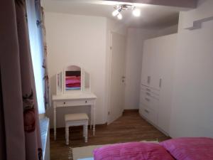 Posteľ alebo postele v izbe v ubytovaní Ferienhaus Bauer