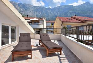 Nespecifikovaný výhled na hory nebo výhled na hory při pohledu z apartmánu
