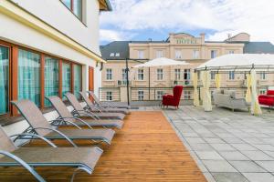 Budova, kde se aparthotel nachází