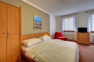 Posteľ alebo postele v izbe v ubytovaní Hotel Iberia