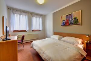 Posteľ alebo postele v izbe v ubytovaní Hotel Iberia