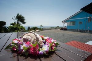 Zahrada ubytování Yakushima Pension Luana House