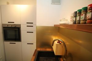 Kuchyňa alebo kuchynka v ubytovaní Apartment Priska
