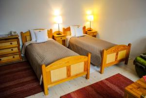 Posteľ alebo postele v izbe v ubytovaní Hotel Krak