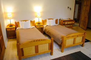 Posteľ alebo postele v izbe v ubytovaní Hotel Krak