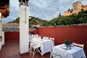 Balkón nebo terasa v ubytování Apartamentos Mirador Alhambra