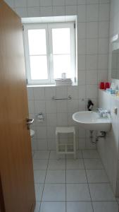 Koupelna v ubytování Hotel Garni Meeresgruß