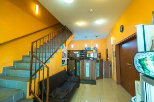 Kuchyň nebo kuchyňský kout v ubytování Beach Hotel