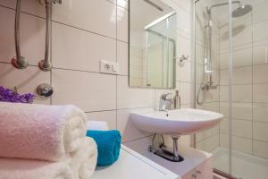 Koupelna v ubytování Villa Stina