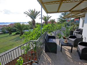 Balkón nebo terasa v ubytování Apartment in Bibinje with Adriatic Views