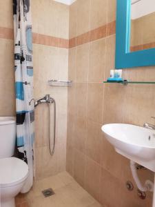 Koupelna v ubytování Sokaki rooms
