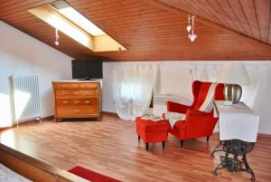 Predel za sedenje v nastanitvi Casa Zen