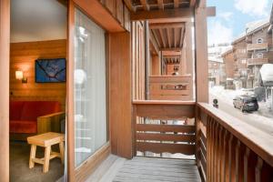 Balkón nebo terasa v ubytování Residence Les Chalets du Forum - maeva Home