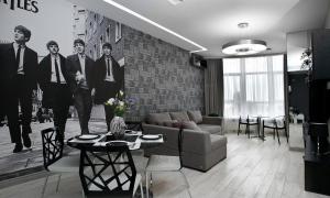 Posezení v ubytování Beach & Beatles Apartments