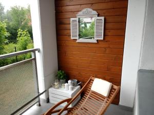 Balkon lub taras w obiekcie apartament Fanaberia