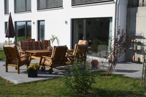 Κήπος έξω από το Ferienwohnung "Ausblick" +14 φωτογραφίες