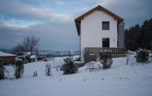 Ferienwohnung "Ausblick" að vetri til