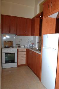 Kuchyň nebo kuchyňský kout v ubytování Harmony Villas