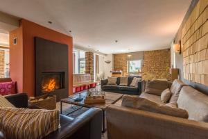 Posezení v ubytování Maison Berton
