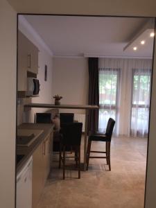 Kuchyňa alebo kuchynka v ubytovaní Balaton Kinizsi Apartman