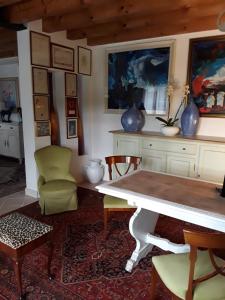 A seating area at Locanda Bellavista