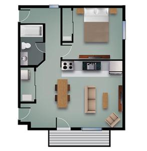 Půdorys ubytování Wasaga Riverdocks Hotel Suites