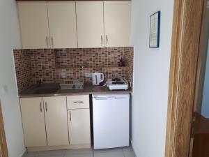A kitchen or kitchenette at Paradise Apart Hotel
