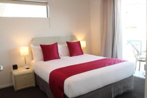Postel nebo postele na pokoji v ubytování 103 Prince of Bealey Motel