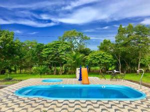 สระว่ายน้ำที่อยู่ใกล้ ๆ หรือใน Chalé Quintal Amazon