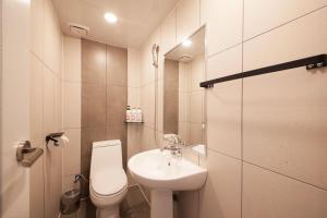 Koupelna v ubytování K-Guesthouse Seomyeon 1