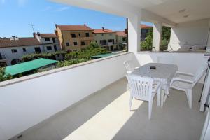 Balkon lub taras w obiekcie Apartments Palaziol