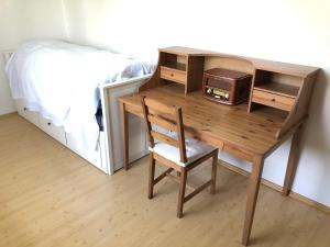 Postel nebo postele na pokoji v ubytování Veliny 120