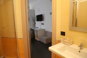 Koupelna v ubytování Hotel Sogni D'Oro Airport