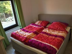 Postel nebo postele na pokoji v ubytování Haus-Deichläufer
