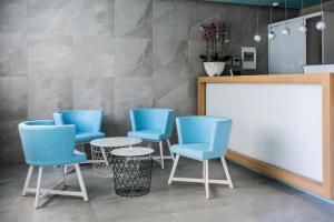 Χώρος καθιστικού στο Garni Hotel D10