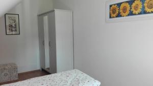 Postel nebo postele na pokoji v ubytování Apartmány Nová Pec