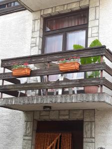 Balkón nebo terasa v ubytování Apartman Luka
