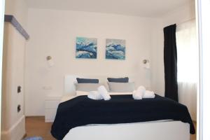 Postel nebo postele na pokoji v ubytování Ferienhaus in Langenlois