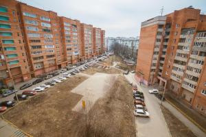 ニジニ・ノヴゴロドにあるApartament's Mayorov House at Maksima Gorkogo 142 aの駐車駐車場の空中ビュー