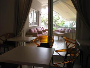 A seating area at Alexandros