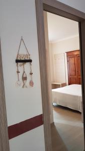 Cecio 5 Terre Rooms tesisinde bir odada yatak veya yataklar